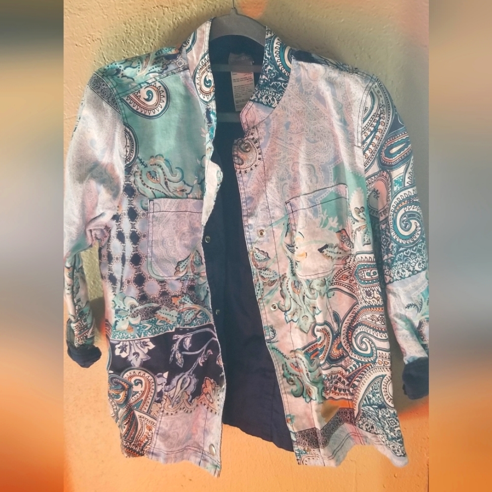 Chico's women's print jacket